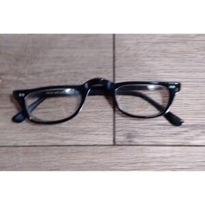 Vintage Swan OPT USA 5 3/4 Black Eyeglasses